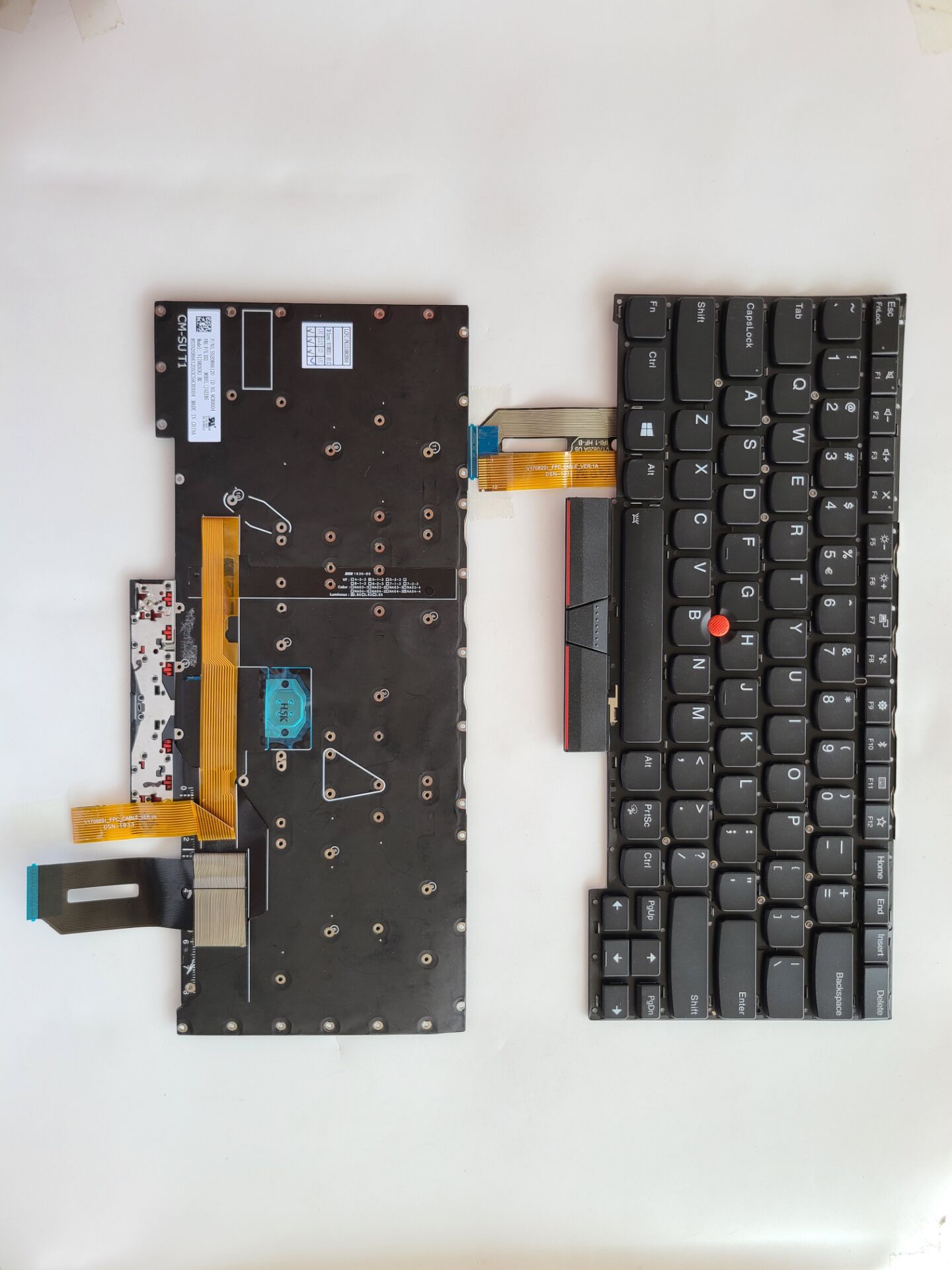 Picture of New Replacement Laptop Keyboard For IBM T490S/T495S/Hermit X1 BLACK With Point Backlit (OEM) US Layout